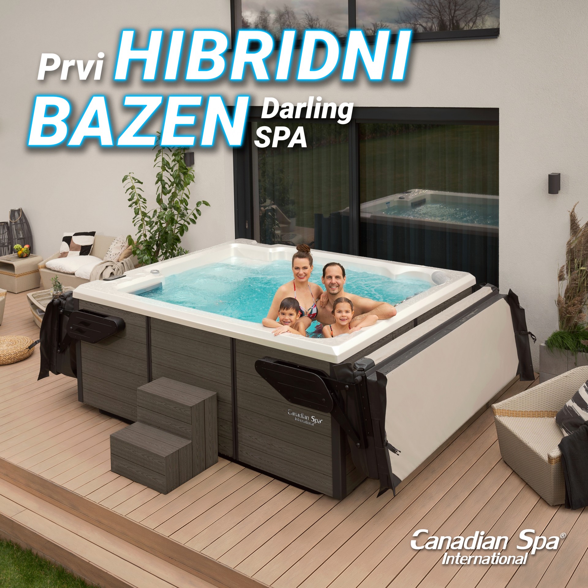 Prvi hibridni bazen Darling SPA