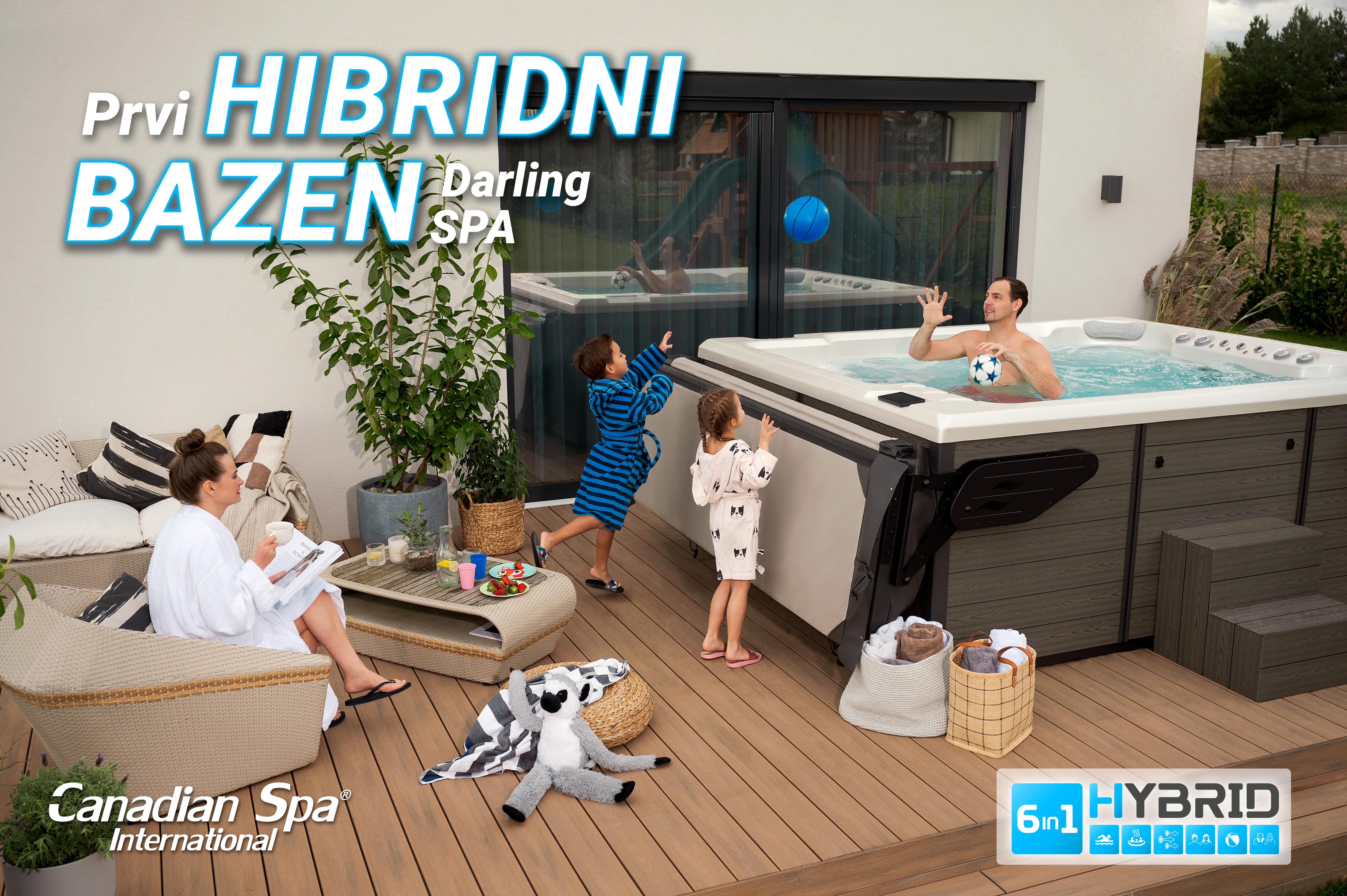Prvi hibridni bazen Darling SPA