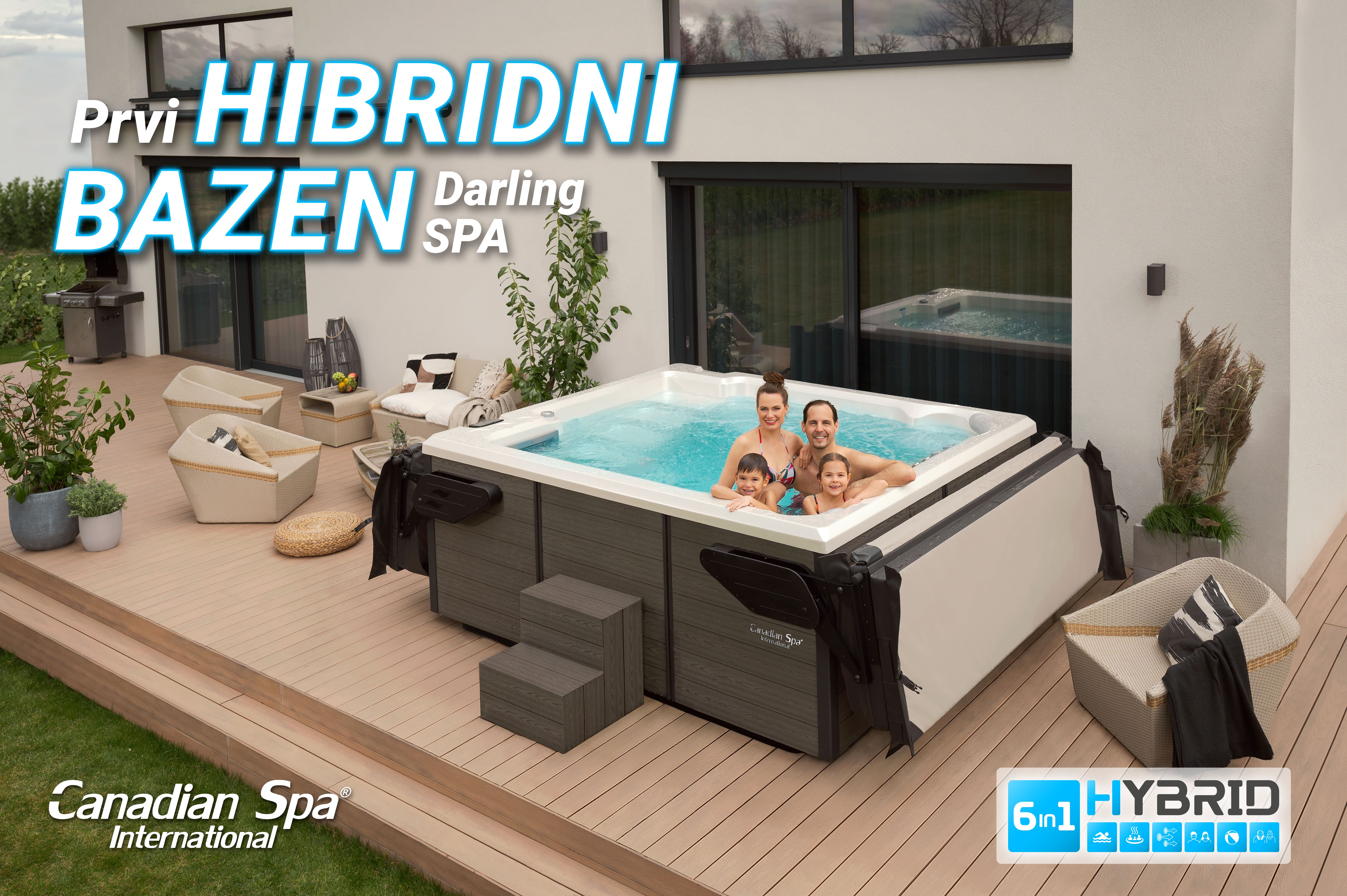 Prvi hibridni bazen Darling SPA